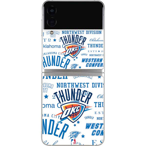 NBA Oklahoma City Thunder Historic Blast Galaxy Z Flip3 5G Skin