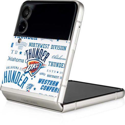 NBA Oklahoma City Thunder Historic Blast Galaxy Z Flip3 5G Skin