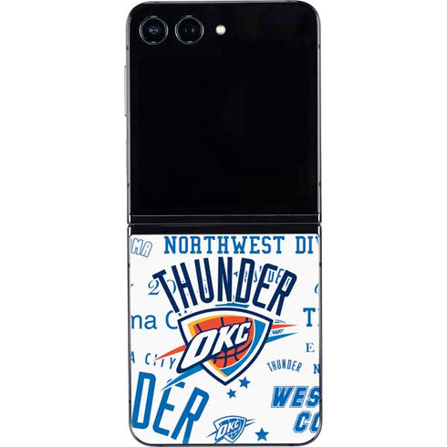NBA Oklahoma City Thunder Historic Blast Galaxy Z Flip5 5G Skin