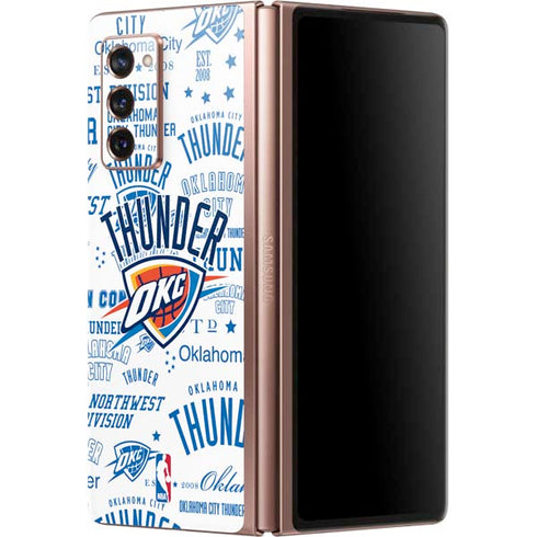 NBA Oklahoma City Thunder Historic Blast Galaxy Z Fold2 5G Skin