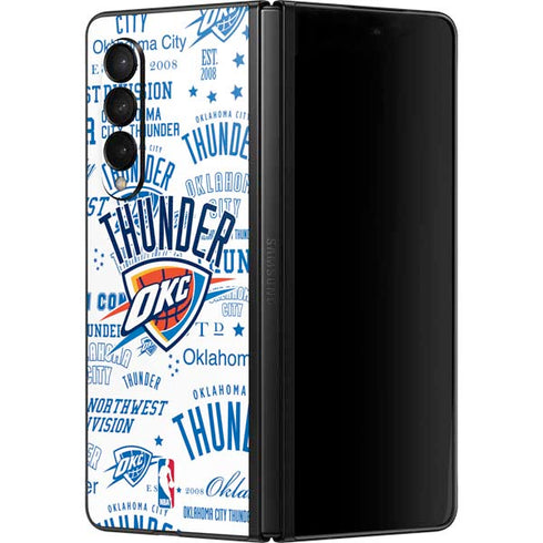 NBA Oklahoma City Thunder Historic Blast Galaxy Z Fold3 5G Skin