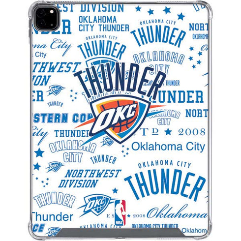 NBA Oklahoma City Thunder Historic Blast iPad Pro 12.9in (2020) Clear Case