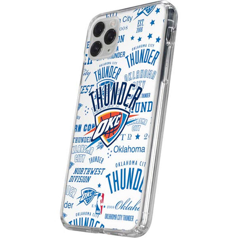 NBA Oklahoma City Thunder Historic Blast iPhone 11 Pro Clear Case