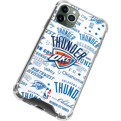 NBA Oklahoma City Thunder Historic Blast iPhone 11 Pro Max Clear Case