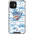 NBA Oklahoma City Thunder Historic Blast iPhone 12 Mini Clear Case