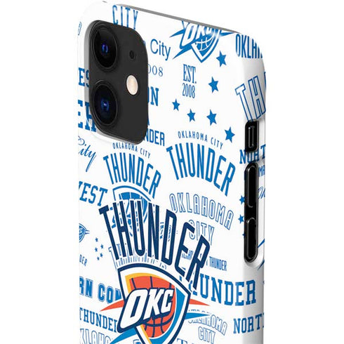 NBA Oklahoma City Thunder Historic Blast iPhone 12 Mini Lite Case