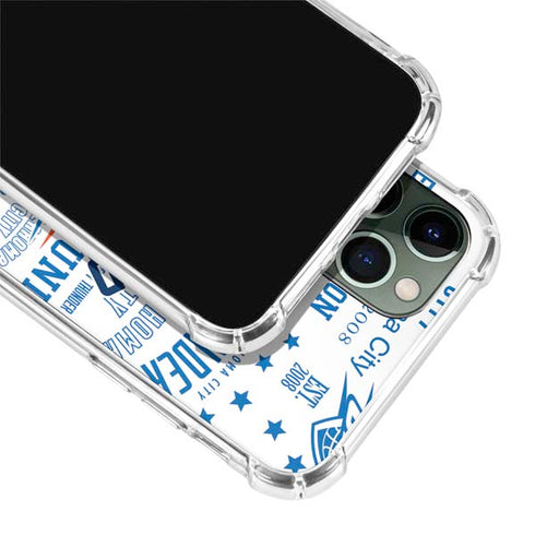 NBA Oklahoma City Thunder Historic Blast iPhone 12 Pro Max Clear Case