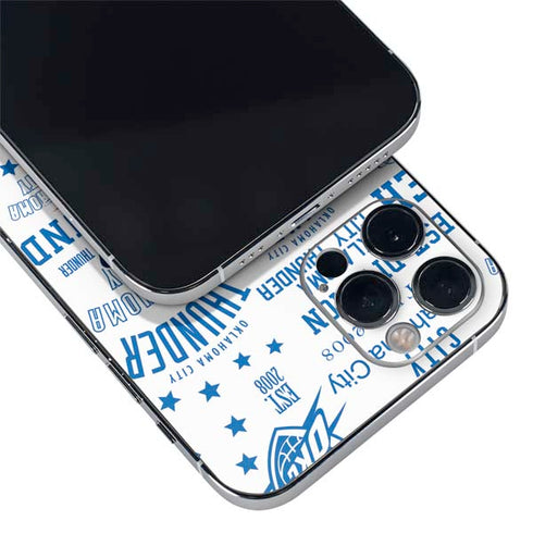 NBA Oklahoma City Thunder Historic Blast iPhone 12 Pro Skin