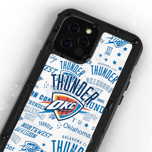 NBA Oklahoma City Thunder Historic Blast iPhone 12 Pro Waterproof Case