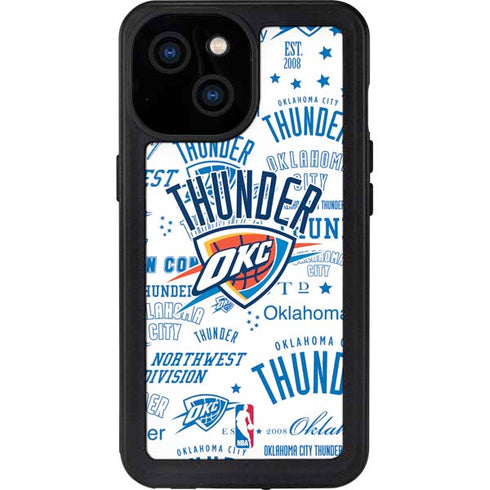 NBA Oklahoma City Thunder Historic Blast iPhone 13 Mini Waterproof Case