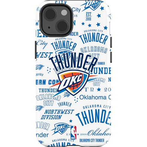 NBA Oklahoma City Thunder Historic Blast iPhone 15 Impact Case