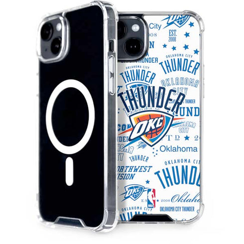 NBA Oklahoma City Thunder Historic Blast iPhone 15 Plus MagSafe Case