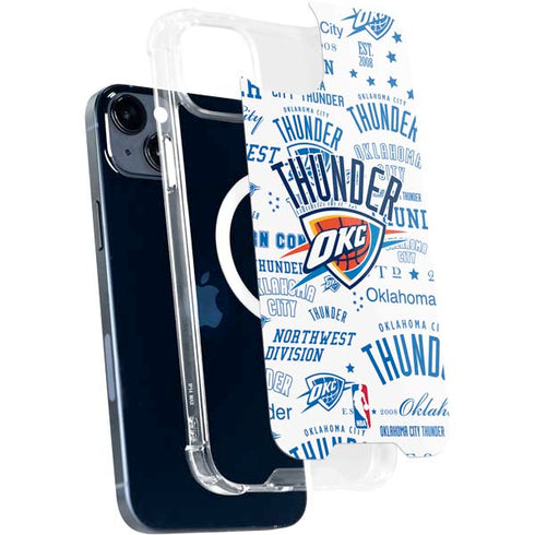 NBA Oklahoma City Thunder Historic Blast iPhone 15 Plus MagSafe Case