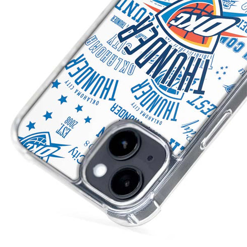 NBA Oklahoma City Thunder Historic Blast iPhone 15 Plus MagSafe Case