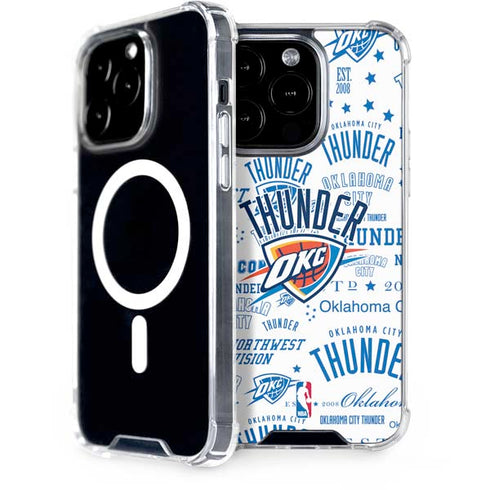NBA Oklahoma City Thunder Historic Blast iPhone 14 Pro MagSafe Case