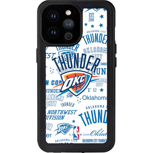 NBA Oklahoma City Thunder Historic Blast iPhone 14 Pro Max Waterproof Case