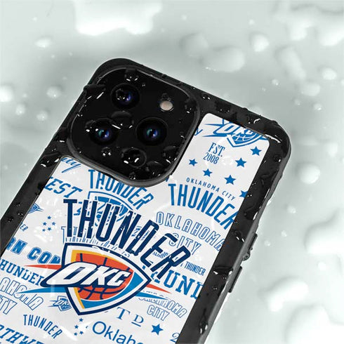 NBA Oklahoma City Thunder Historic Blast iPhone 14 Pro Max Waterproof Case
