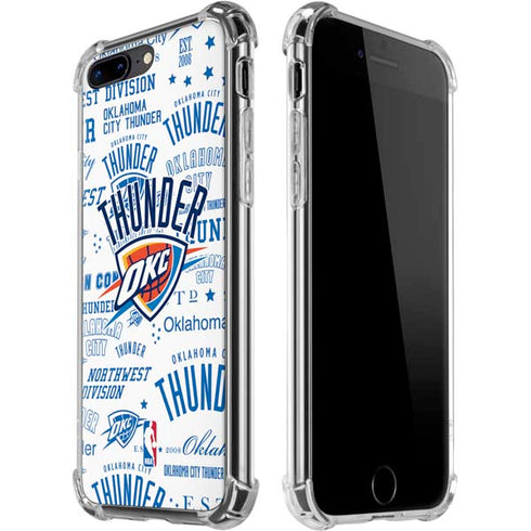 NBA Oklahoma City Thunder Historic Blast iPhone 7/8 Plus Clear Case