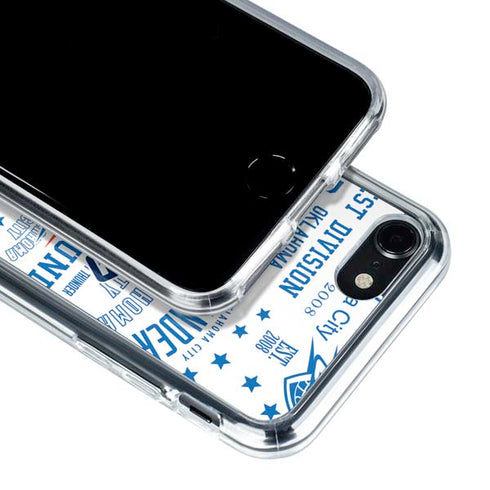 NBA Oklahoma City Thunder Historic Blast iPhone SE (2nd & 3rd Gen) Clear Case