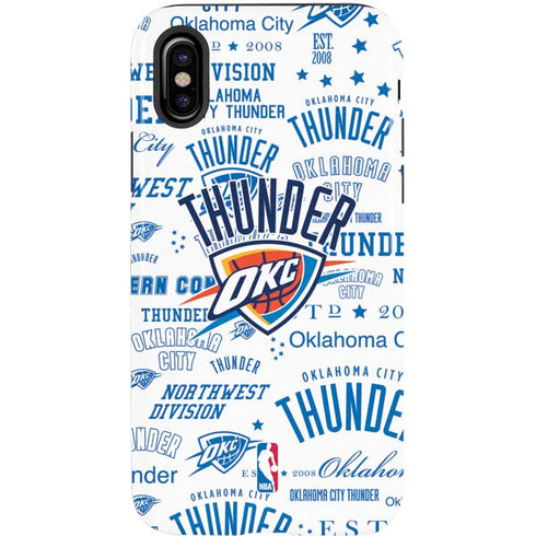 NBA Oklahoma City Thunder Historic Blast iPhone X Pro Case