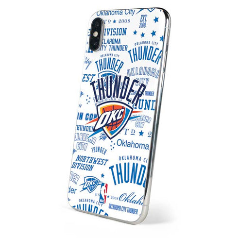 NBA Oklahoma City Thunder Historic Blast iPhone X Skin