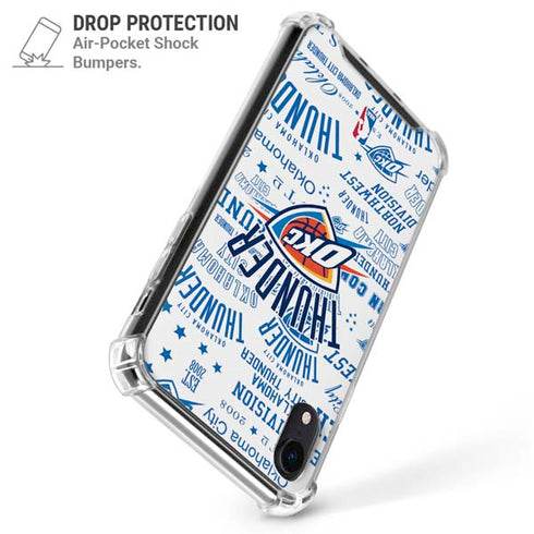 NBA Oklahoma City Thunder Historic Blast iPhone XR Clear Case