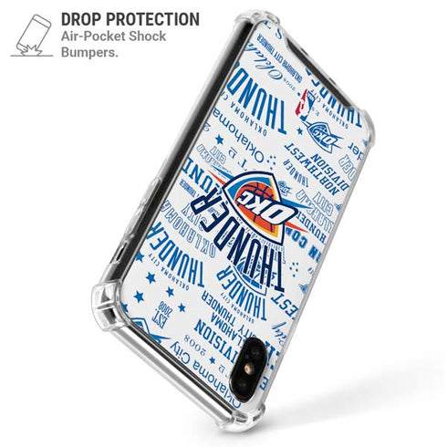 NBA Oklahoma City Thunder Historic Blast iPhone XS Max Clear Case