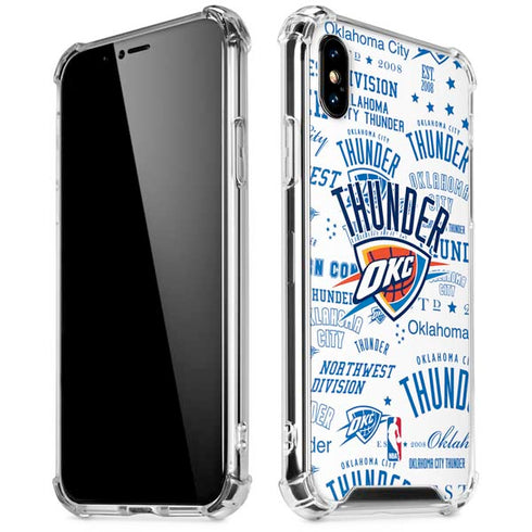 NBA Oklahoma City Thunder Historic Blast iPhone XS Max Clear Case