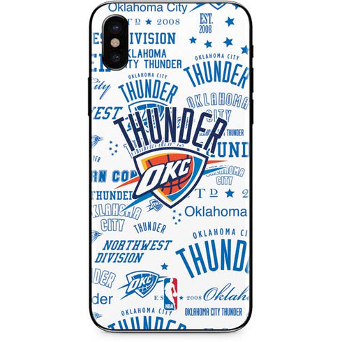 NBA Oklahoma City Thunder Historic Blast iPhone XS Max Skin