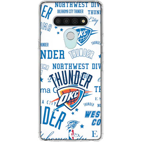NBA Oklahoma City Thunder Historic Blast LG Stylo 6 Clear Case