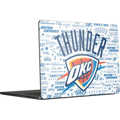 NBA Oklahoma City Thunder Historic Blast MacBook Skins