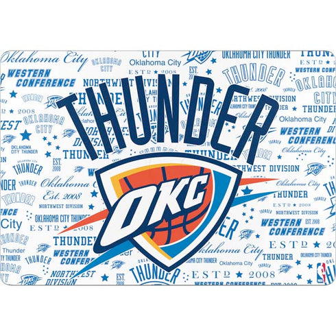 NBA Oklahoma City Thunder Historic Blast MacBook Skins