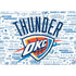 NBA Oklahoma City Thunder Historic Blast MacBook Skins