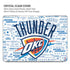 NBA Oklahoma City Thunder Historic Blast MacBook Air 15in (2023-2025) Case plus Skin