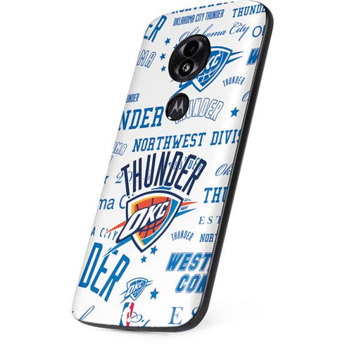 NBA Oklahoma City Thunder Historic Blast Moto E5 Play Skin