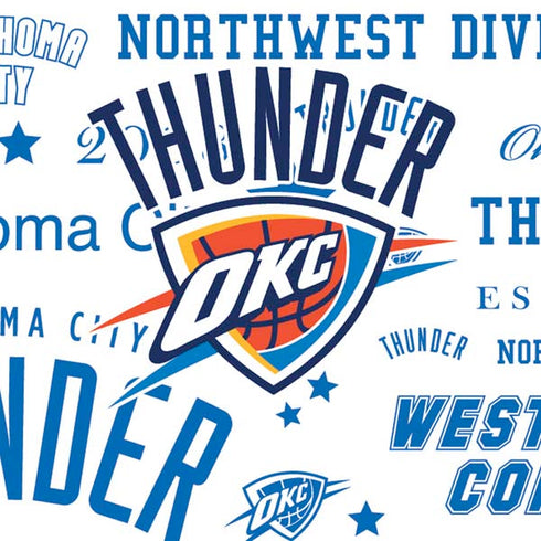 NBA Oklahoma City Thunder Historic Blast Moto E5 Play Skin