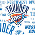 NBA Oklahoma City Thunder Historic Blast Moto E5 Play Skin