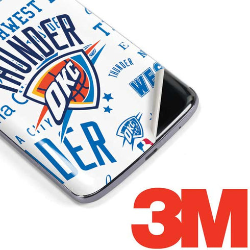 NBA Oklahoma City Thunder Historic Blast Moto E5 Plus Skin