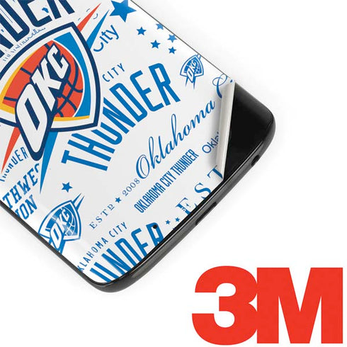NBA Oklahoma City Thunder Historic Blast Moto G6 Skin