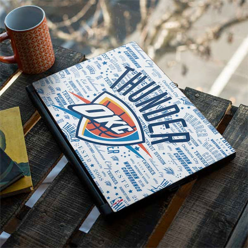 NBA Oklahoma City Thunder Historic Blast MSI GS65 Stealth Laptop Skin