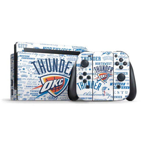NBA Oklahoma City Thunder Historic Blast Nintendo Switch Bundle Skin