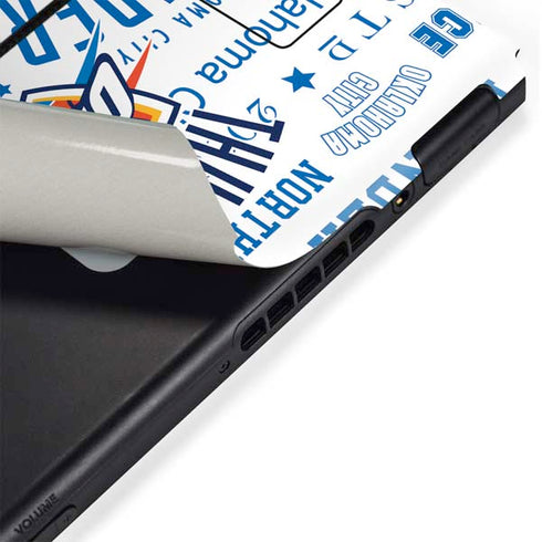 NBA Oklahoma City Thunder Historic Blast Nintendo Skins
