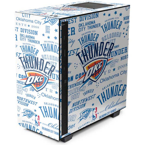 NBA Oklahoma City Thunder Historic Blast NZXT H510 Compact ATX Mid-Tower Case Skin