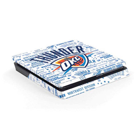 NBA Oklahoma City Thunder Historic Blast PS4 Slim Skin