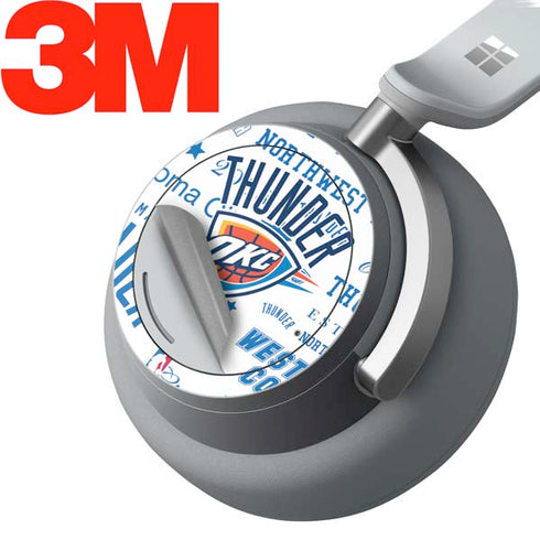 NBA Oklahoma City Thunder Historic Blast Surface Headphones Skin