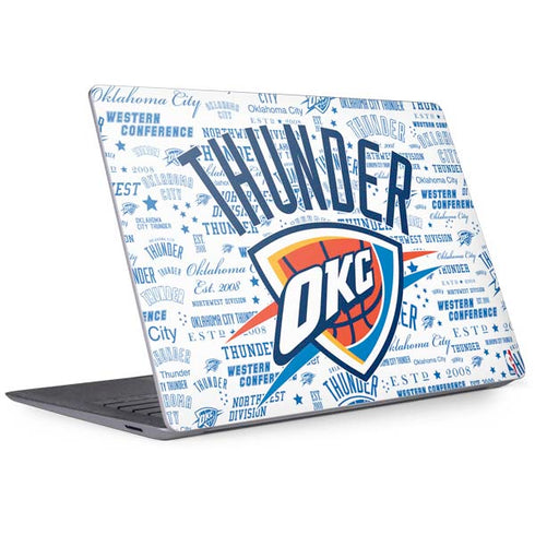 NBA Oklahoma City Thunder Historic Blast Surface Laptop 3 13.5in Skin