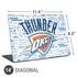 NBA Oklahoma City Thunder Historic Blast Universal Laptop 14in (11.4 x 8.2in) Skin