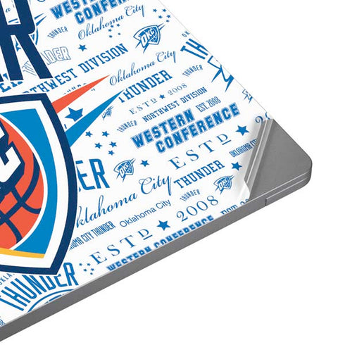 NBA Oklahoma City Thunder Historic Blast Universal Laptop 15in (12.2 x 8.8in) Skin