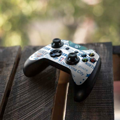 NBA Oklahoma City Thunder Historic Blast Xbox One Controller Skin