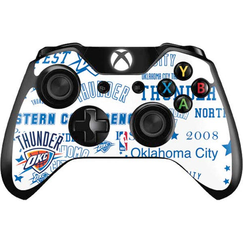 NBA Oklahoma City Thunder Historic Blast Xbox One Controller Skin